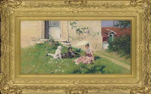 Paul Musin, 20th/21st Century, manner of James Joseph Jacques Tissot