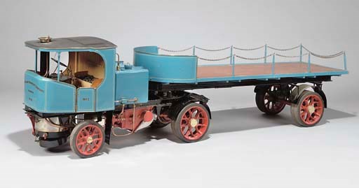 A finely engineered exhibition standard 2in. scale model of the Clayton undertype articulated wagon No. 2, owned by the Steam Transport Company Axminster, Devon,