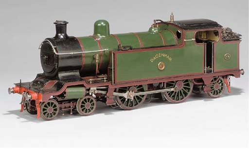 A well engineered 3½in. gauge model of the London, Tilbury and Southend Railway 4-4-2 side tank locomotive No. 19 "Dagenham",