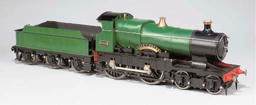 A well engineered 3½ in gauge model of the G.W.R 4-4-0 locomotive and tender No 3440 "City of Truro",