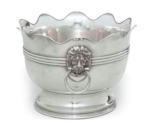A SILVER-PLATED MONTEITH