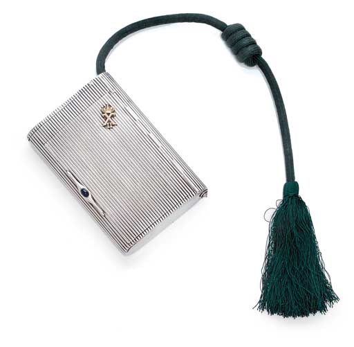 A CONTINENTAL SILVER CIGARETTE CASE