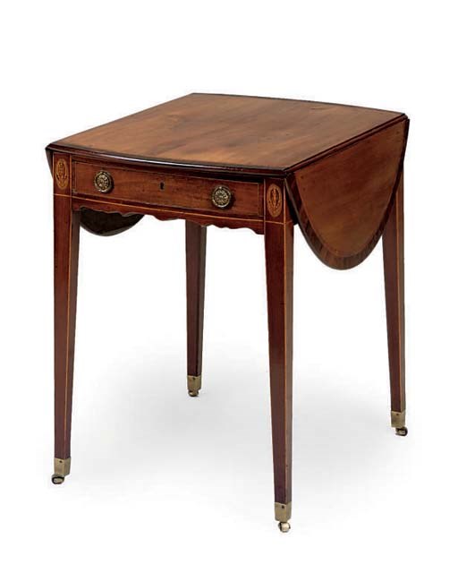 A MAHOGANY PEMBROKE TABLE
