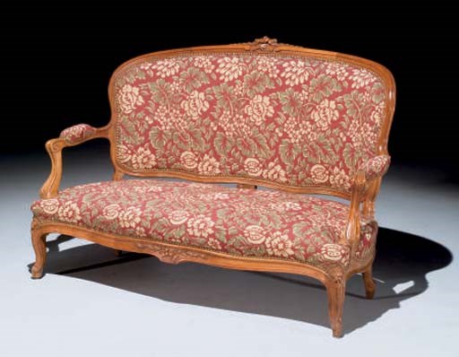 CANAPE DE STYLE LOUIS XV