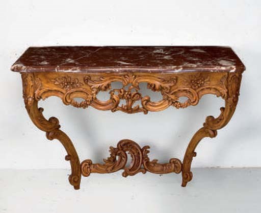 CONSOLE D'EPOQUE LOUIS XV