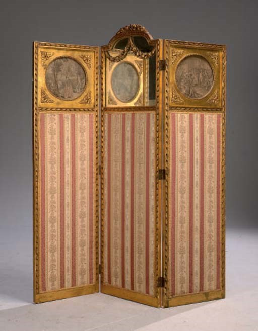 PARAVENT DE STYLE LOUIS XVI
