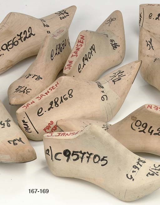 A COLLECTION OF HANDCARVED LASTS