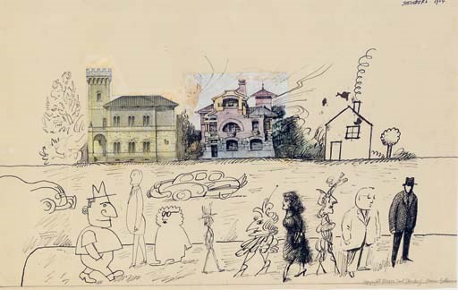 Saul Steinberg (b. 1914-1999)