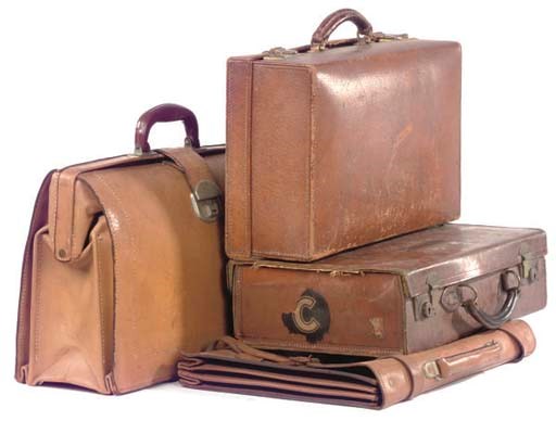 A COLLECTION OF LEATHER CASES