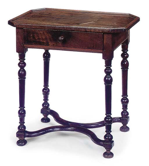 A WALNUT OCCASIONAL TABLE