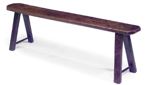 AN OAK BENCH