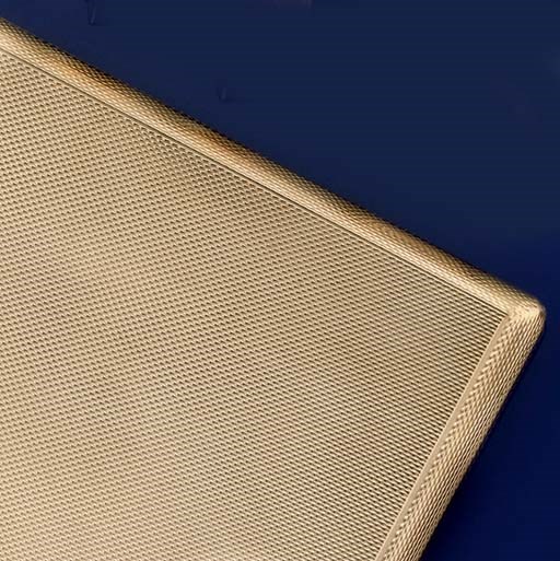 A gold cigarette case