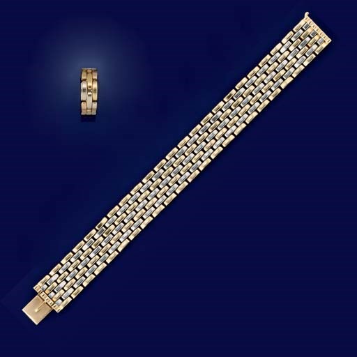 A BRACELET AND RING, BY CARTIER