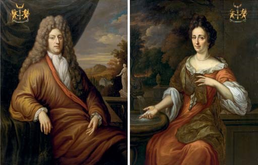 (2)  Martinus de la Court (Bruxelles 1640-1710 Leiden)