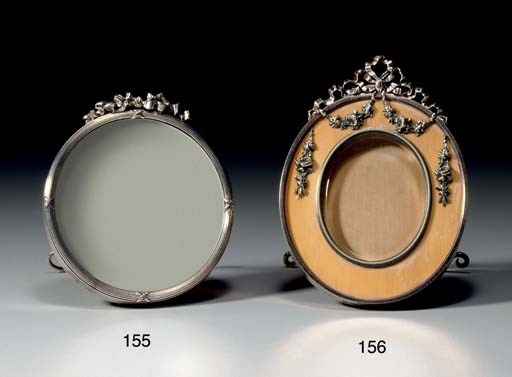 A Silver-Mounted Wood Frame