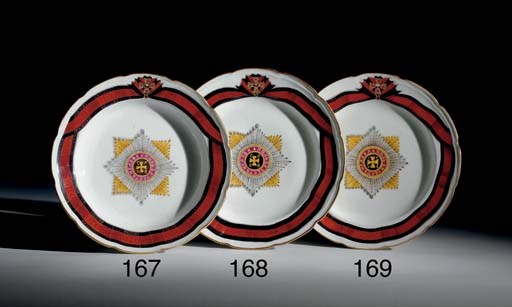 A Porcelain Dinner Plate from the St. Vladimir Order Service