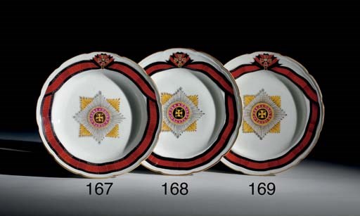 A Porcelain Dinner Plate from the St. Vladimir Order Service