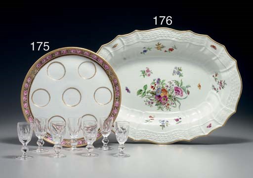 A Porcelain Serving Tray from the Dowry Service for Maria Pavlovna
