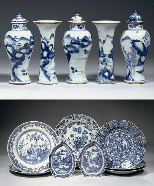 An assorted lot of porcelain