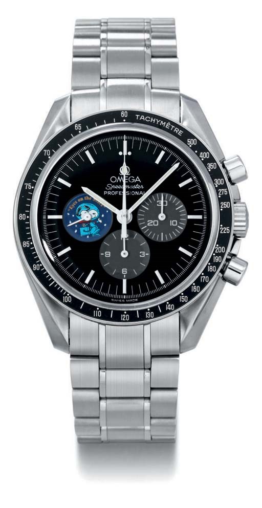 Omega. A fine stainless steel limited edition chronograph wristwatch with bracelet