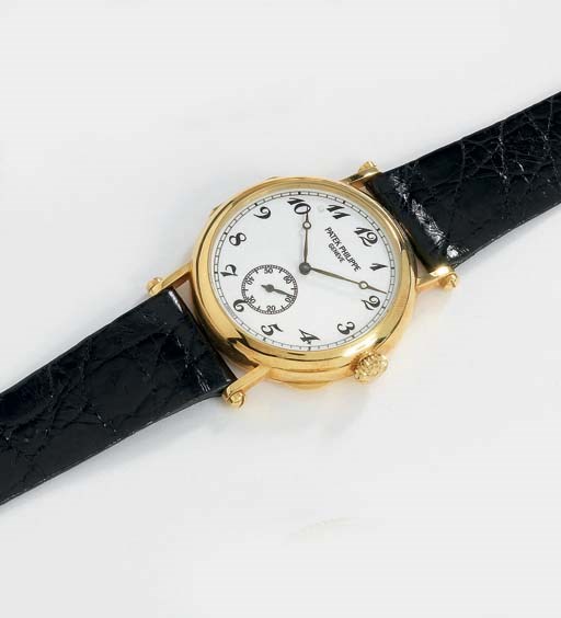 Patek Philippe. A fine and rare 18K gold limited edition Officier wristwatch