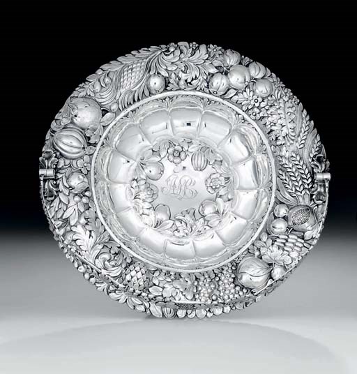 A WILLIAM IV SILVER CAKE BASKET