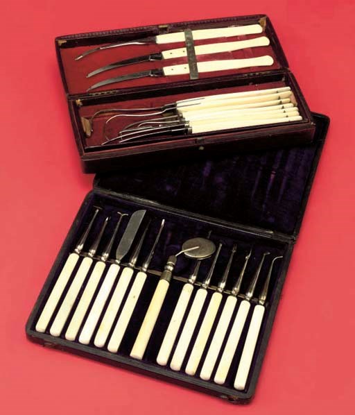 A Victorian composite pocket-case of surgical instruments,