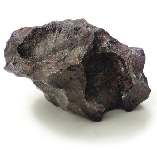 Gibeon meteorite and slice