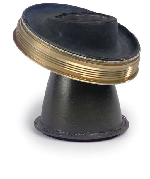 a flown and recovered space shuttle booster ejector motor,