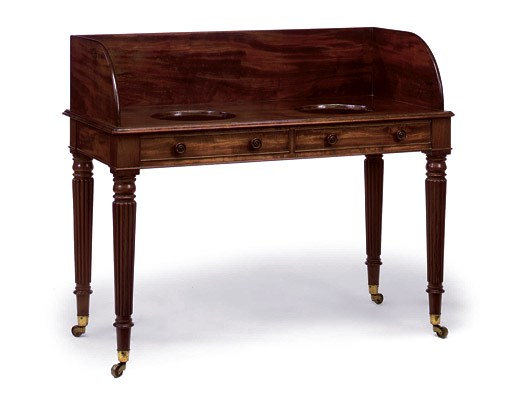 A SCOTTISH GEORGE IV MAHOGANY WASHSTAND