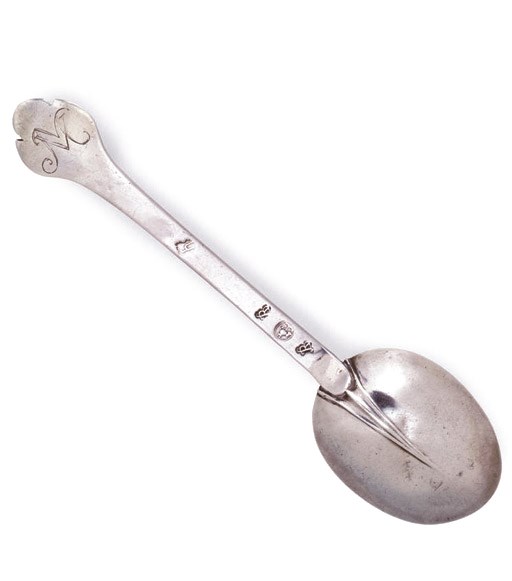 A JAMES II SCOTTISH SILVER SPOON