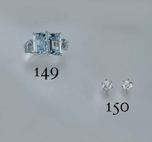 ANELLO IN ORO E ACQUAMARINE