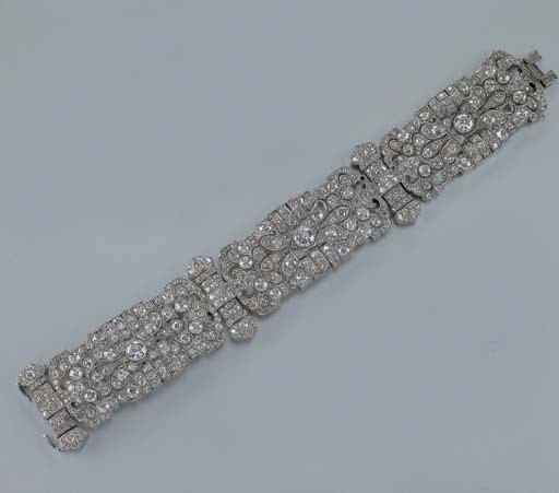 BRACCIALE ART DECO IN BRILLANTI