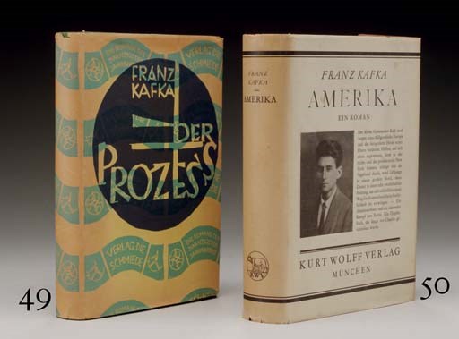 KAFKA, Franz (1883-1924). Der Prozess. Berlin: Die Schmiede, 1925.