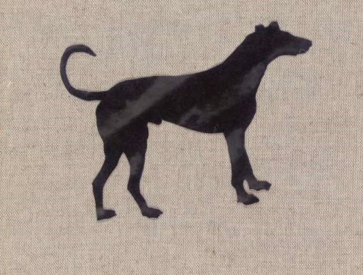 A GROUP OF EIGHTEEN SILHOUETTES OF VARIOUS DOGS