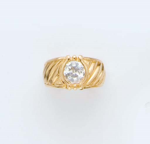 BAGUE CHEVALIERE DIAMANT