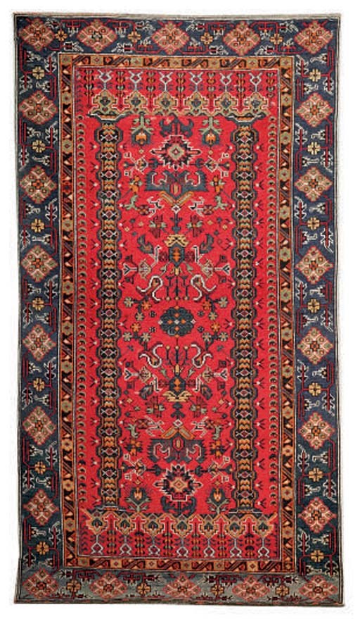 A Derbend rug and Turkish rug of Chelaberd design