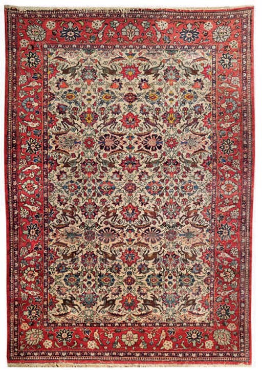A fine Kashan rug