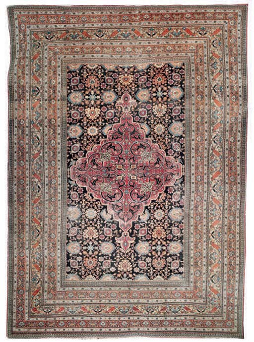 An antique Khorassan carpet