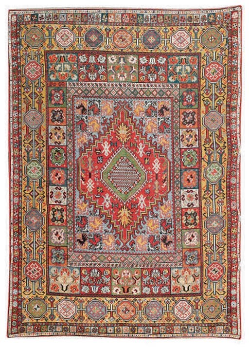 An antique Bergama carpet