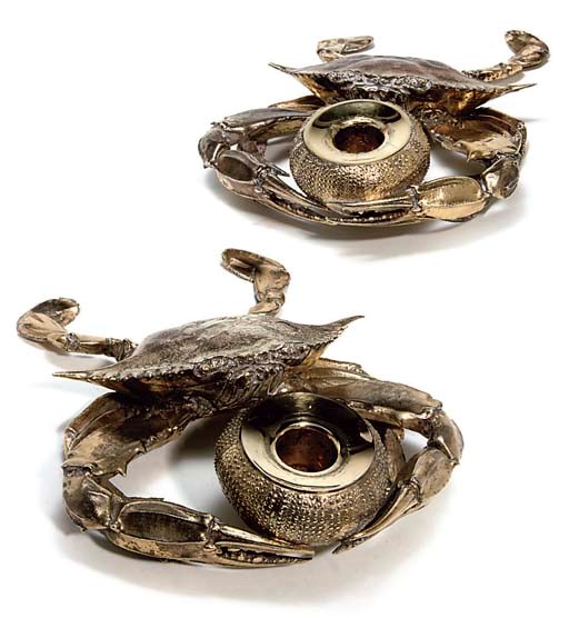 TIFFANY & CO.; TWO CANDLE HOLDERS