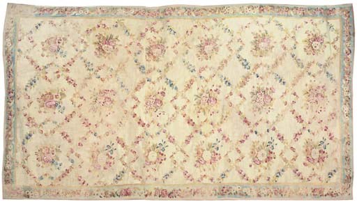 A LOUIS XVI AUBUSSON CARPET
