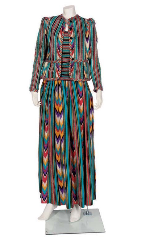 YVES SAINT LAURENT RIVE GAUCHE COLOURFUL DRESSES