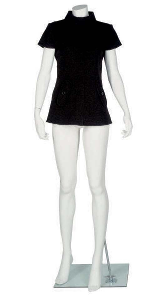 ANDRE COURREGES A LINE MINI DRESS 1970S