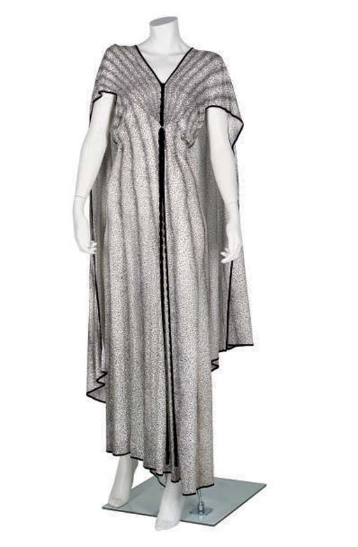 MISSONI SILK JERSEY DRESS AND CAPE