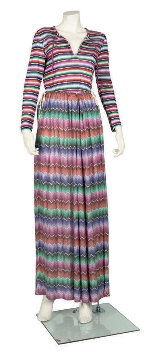 MISSONI, TWO PIECE OUTFIT, 'CLIO/GINA', 1970S