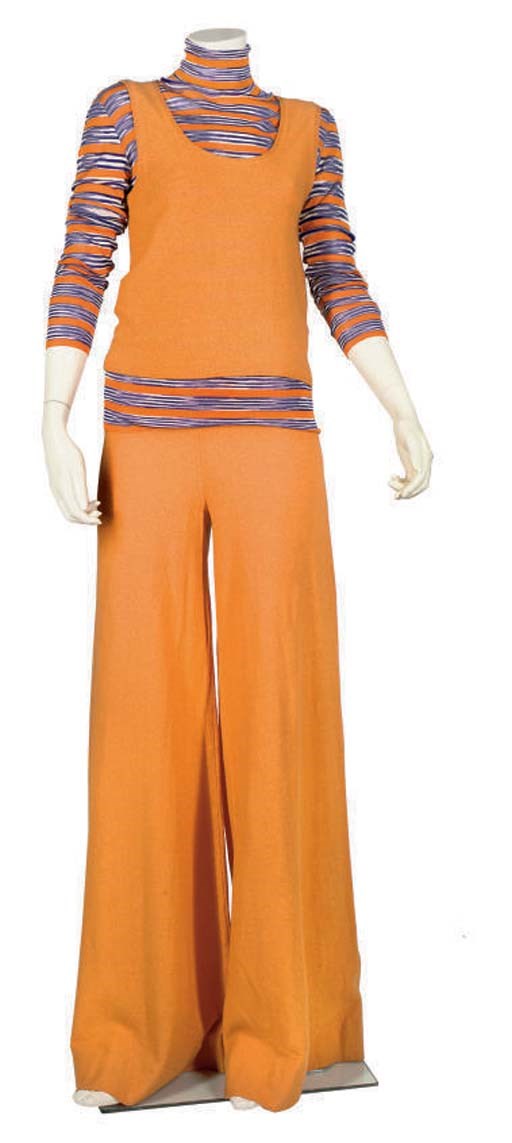 MISSONI, PALAZZO PANTS, SINGLET AND JUMPER