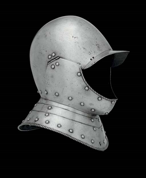 A COMPOSITE GERMAN CLOSED BURGONET