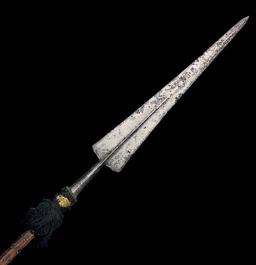 AN ITALIAN MILITARY SPEAR