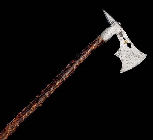 A GERMAN BATTLE-AXE